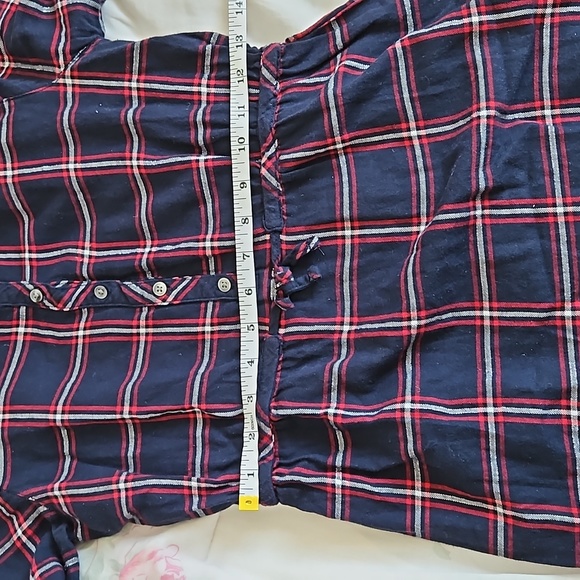 Joe Fresh Girls Plaid Dress Size 12 - Picture 3 of 6